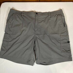 Magellan Outdoors Fish Gear 3XL 95% Nylon 5% Spandex Gray Shorts